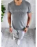 Tricou barbati gri slim fit B2418 N5-4.1